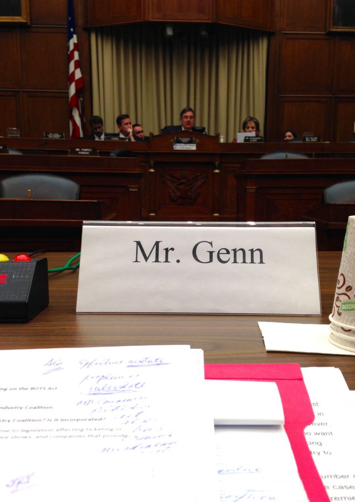 The view from the witness table before the House Energy & Commerce Committee.